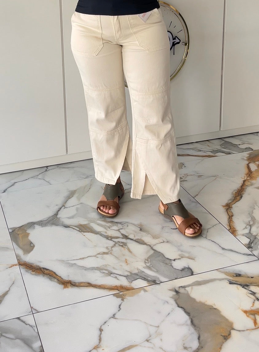 Jeans Tobillero Cut Stretch NEXO beige