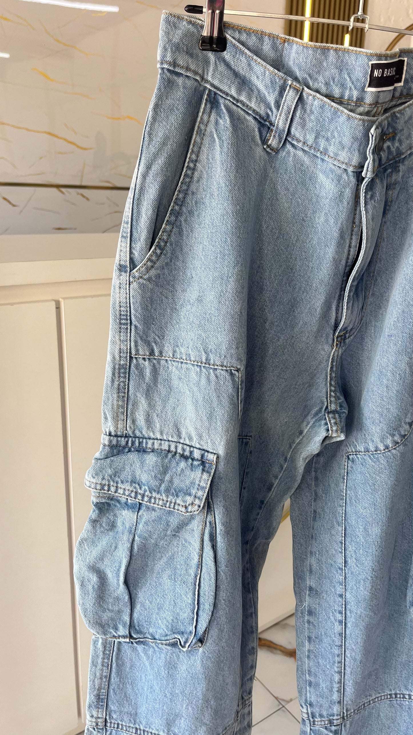 Jean Cargo Denim Light