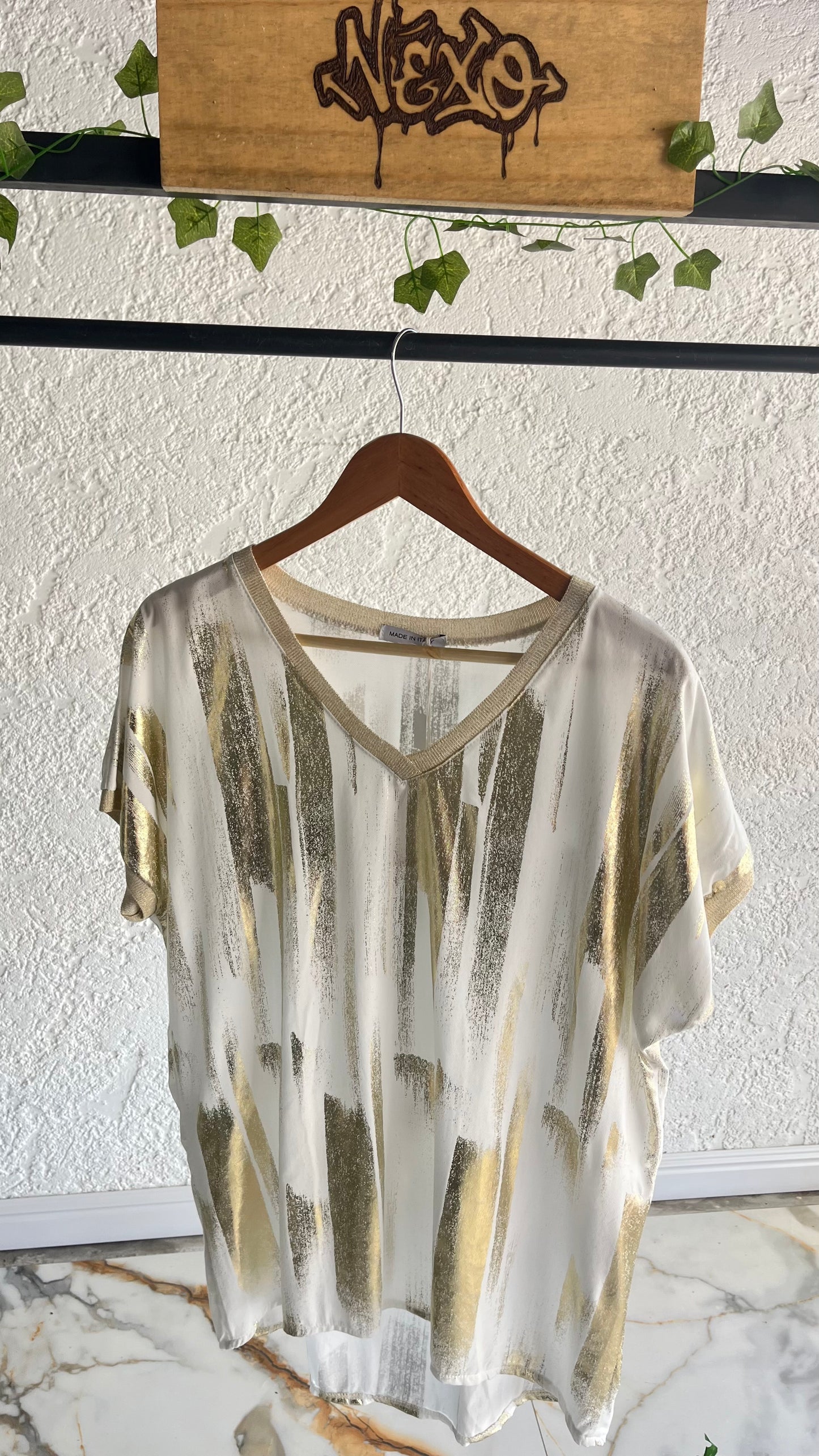 Blusa italiana “Silk Breeze”
