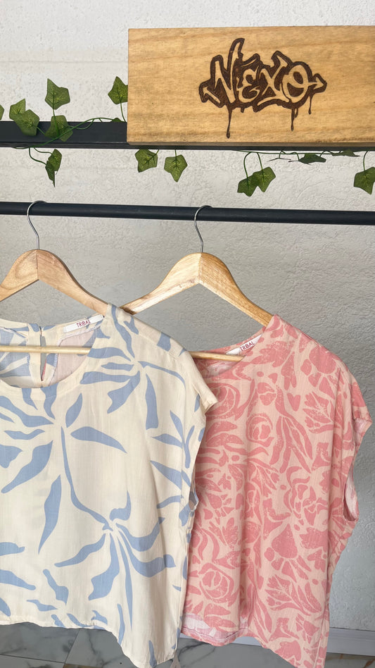🌿 Blusa Brisa Botánica – Edición Dual