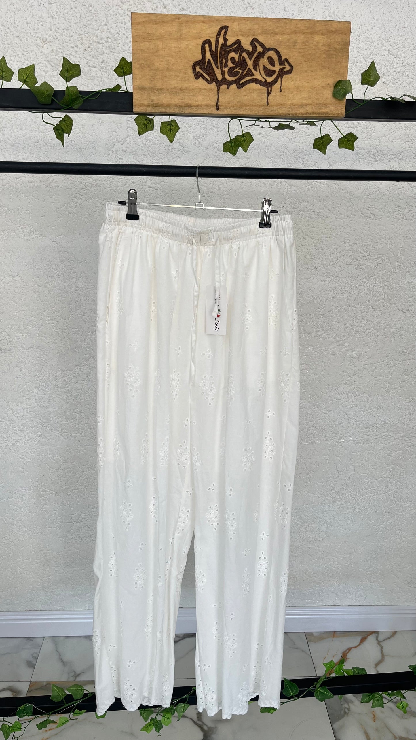 🤍 Pantalón Ivory Bloom