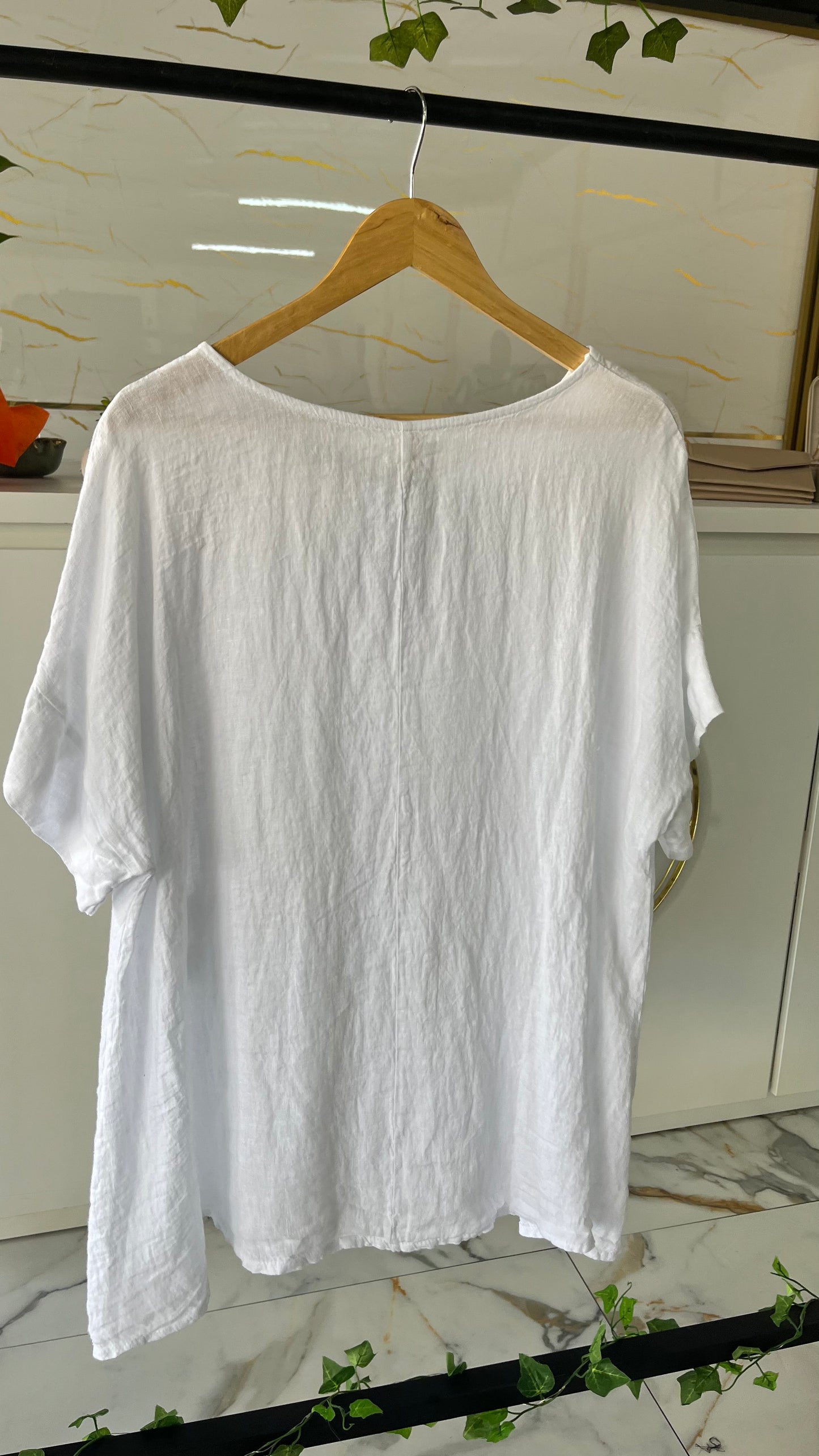 Blusón Italiano PREMIUM “Lino Natural Chic”