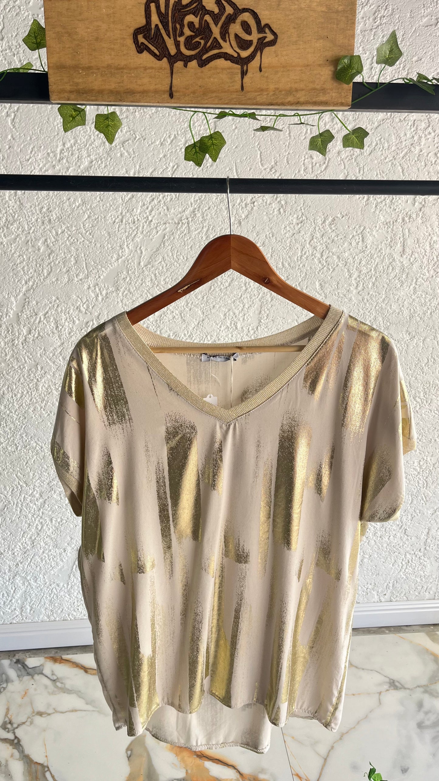 Blusa italiana “Silk Breeze”