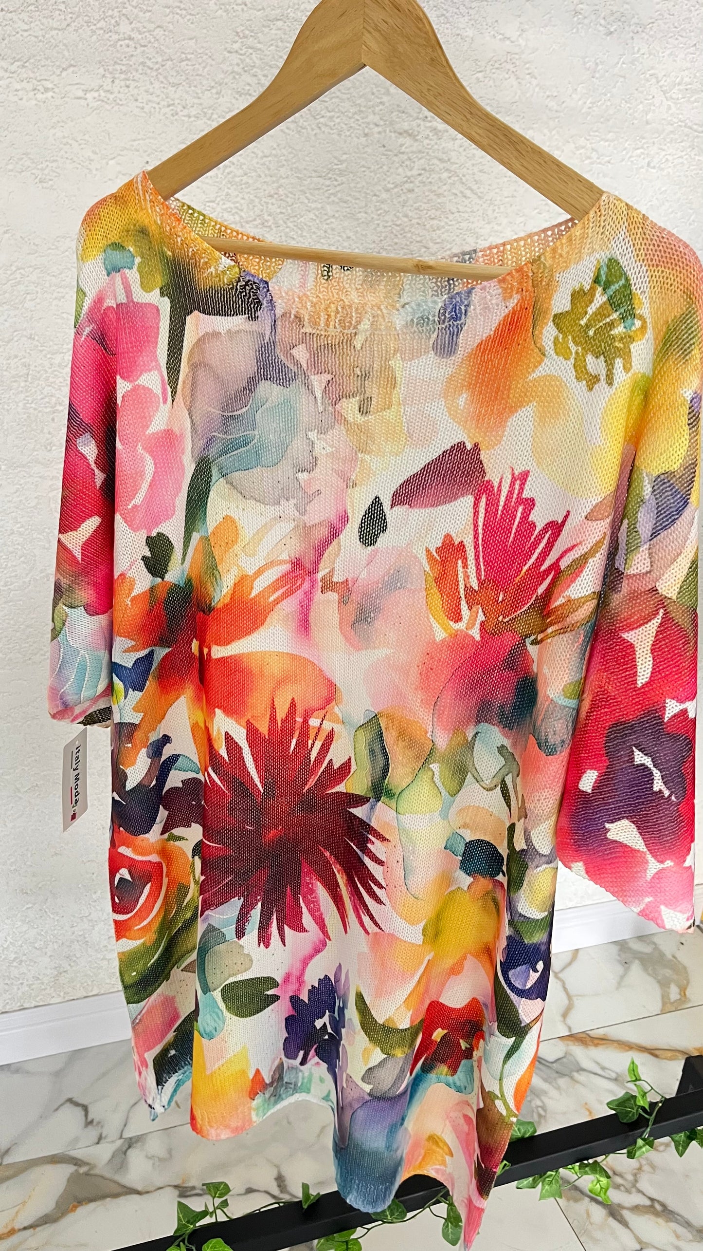 🌺 Blusa/Vestido Italiano Flor de Vida