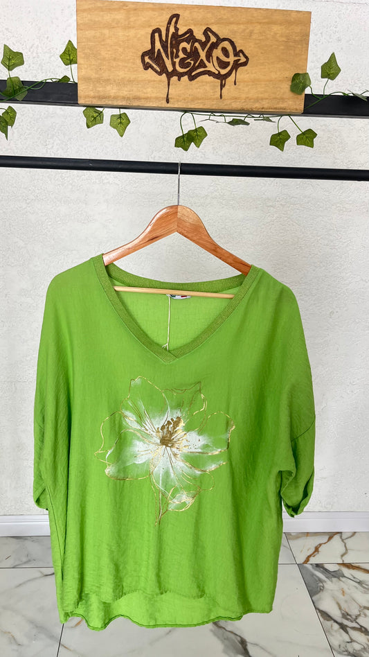 🌿 Blusa “Flor Éclat”