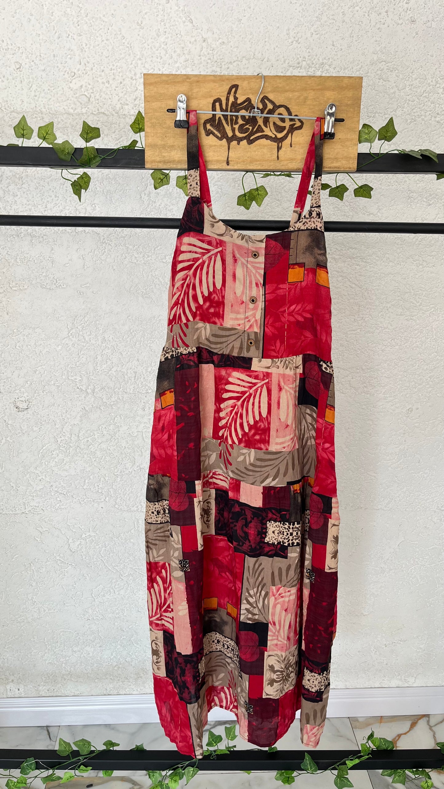 Vestido “Fuego Patch”
