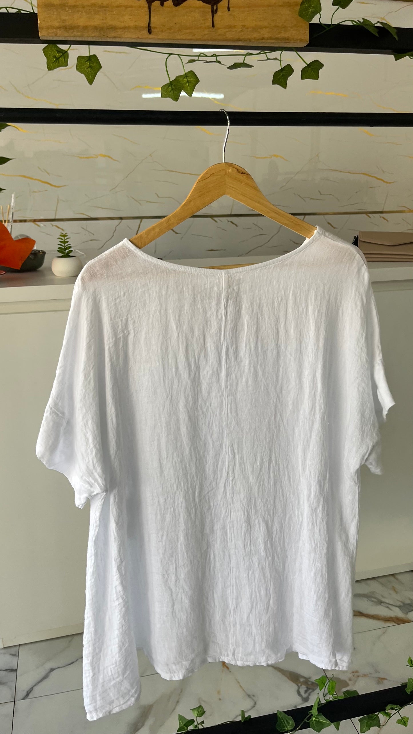 Blusón Italiano PREMIUM “Lino Natural Chic”