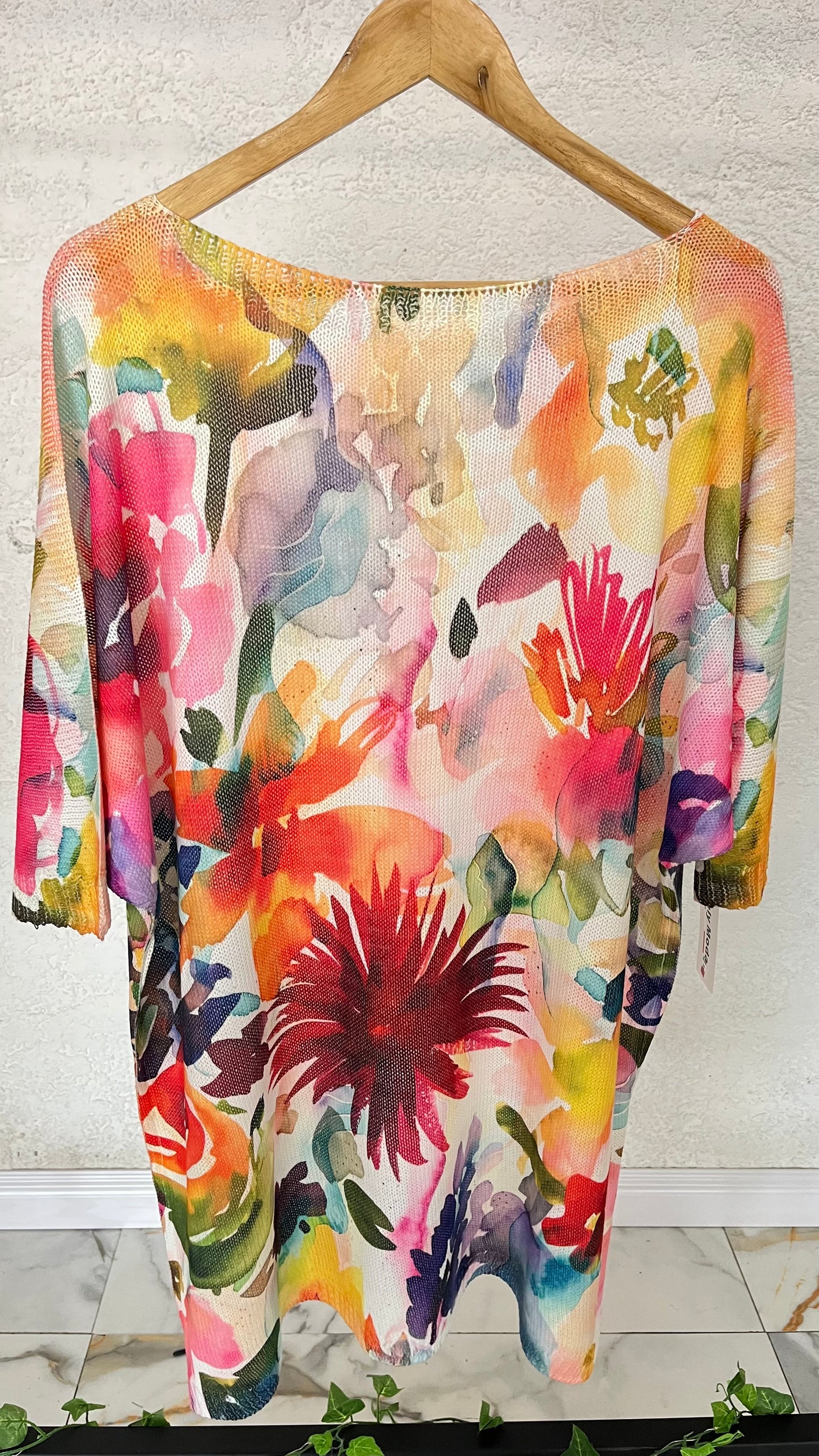 🌺 Blusa/Vestido Italiano Flor de Vida