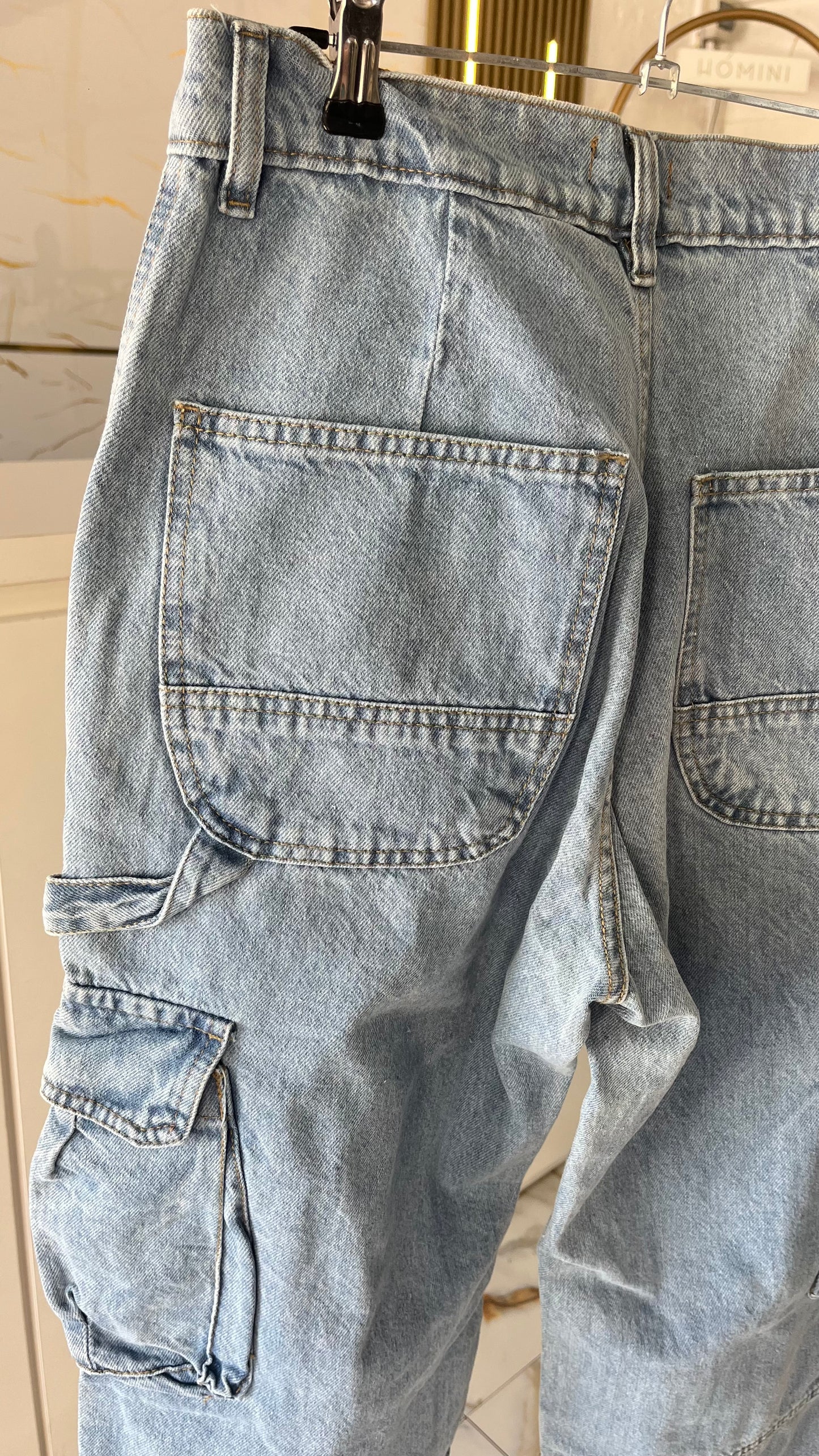 Jean Cargo Denim Light