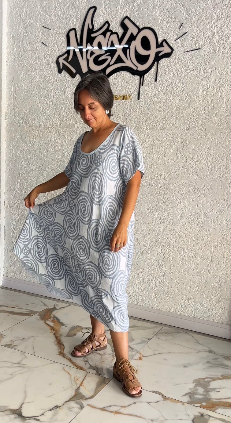 Vestido italiano Spirale