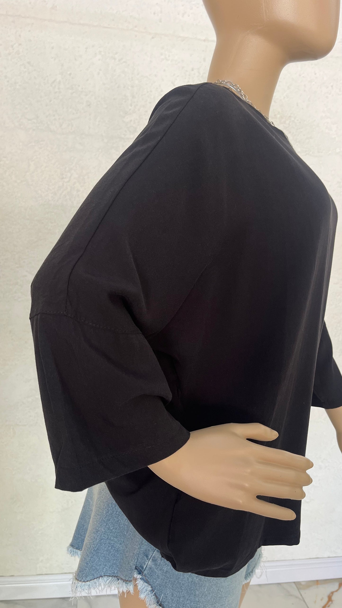 🖤 Blusa Oversize Black Flow