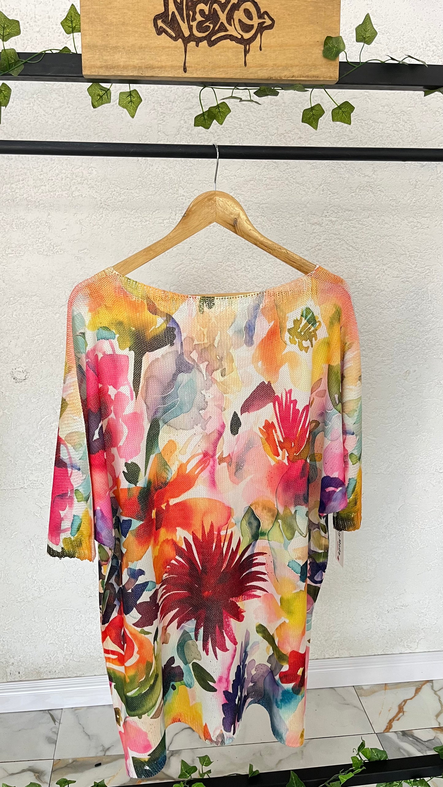 🌺 Blusa/Vestido Italiano Flor de Vida