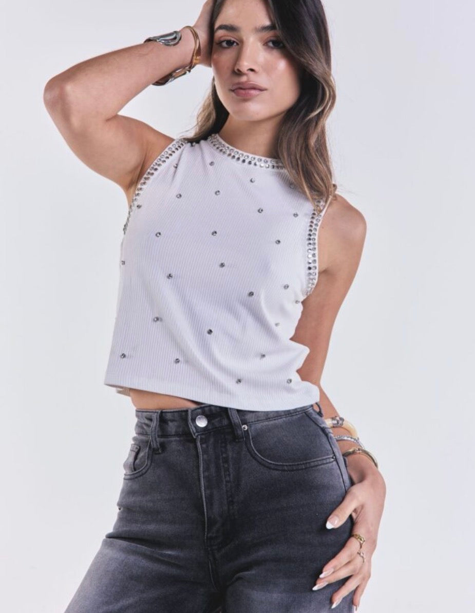 Musculosa Dripp tachas