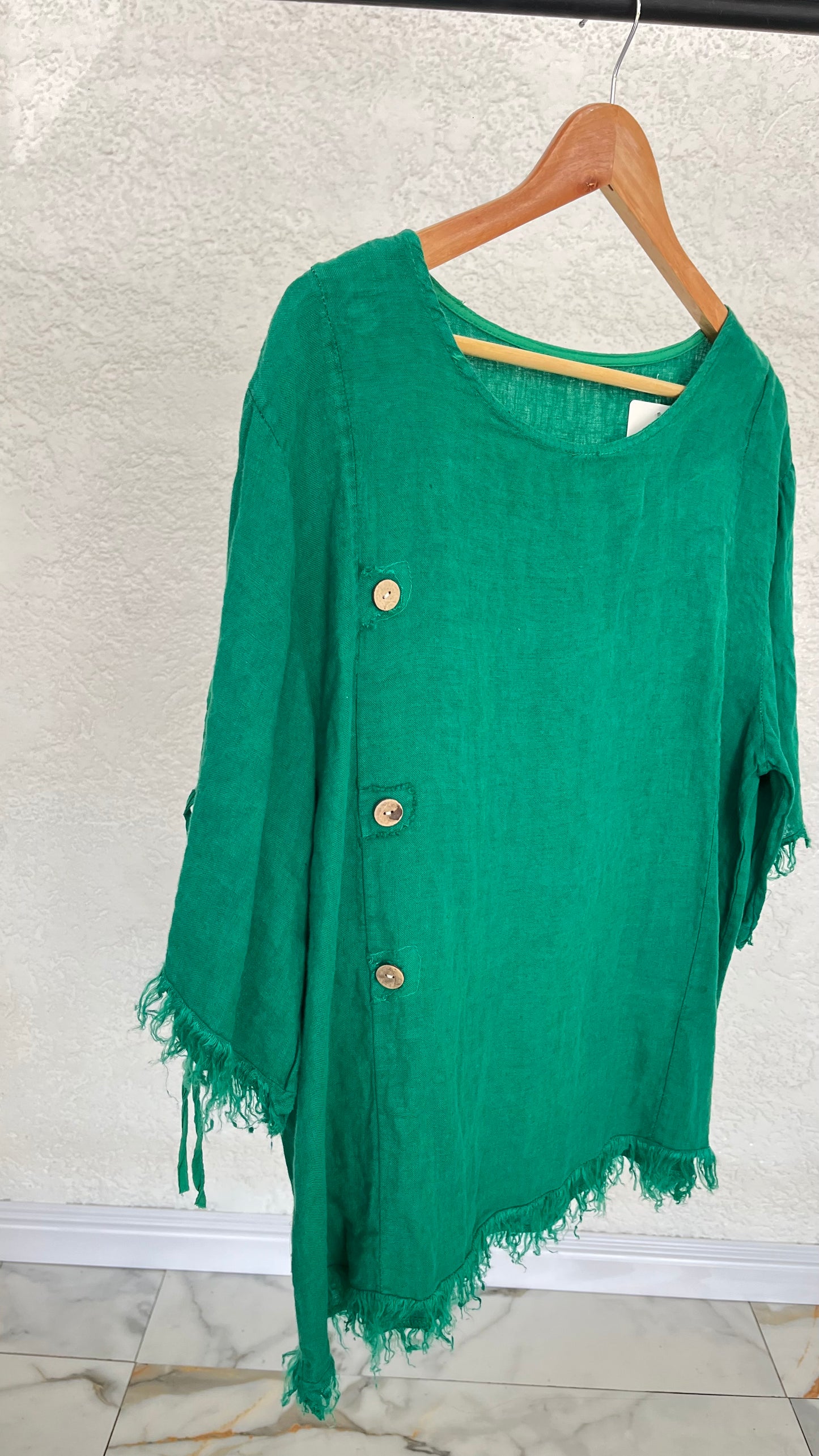 💚 Blusa “Lino Esmeralda”