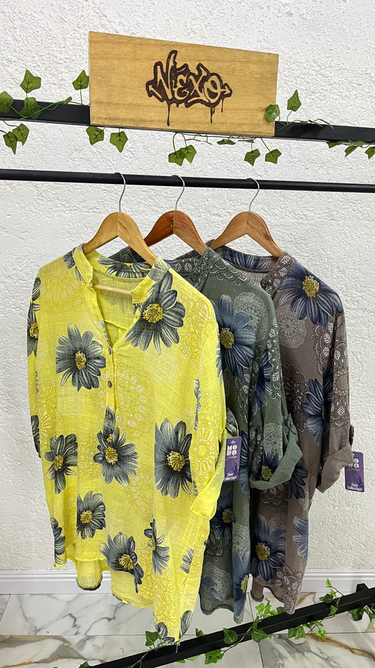 🌼 Camisa FLORA MANDALA