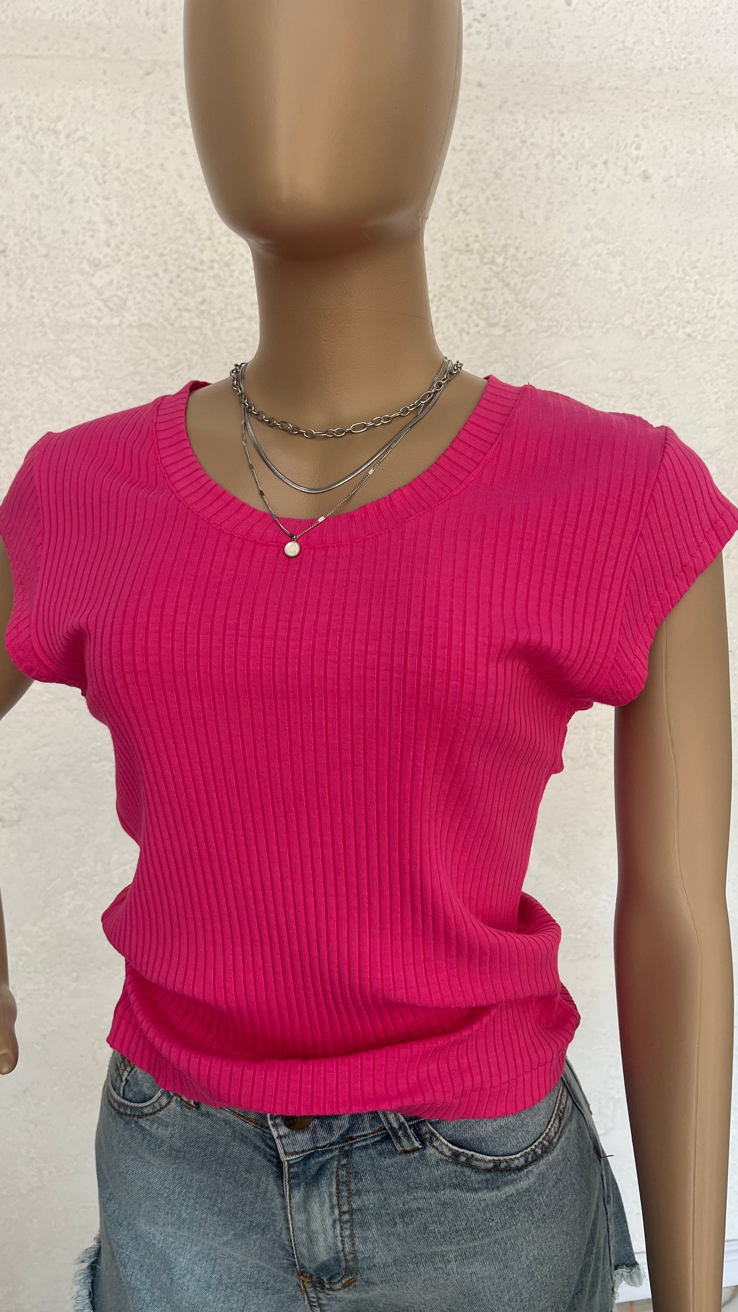 💗 Remera Morley “Fuchsia Fit”