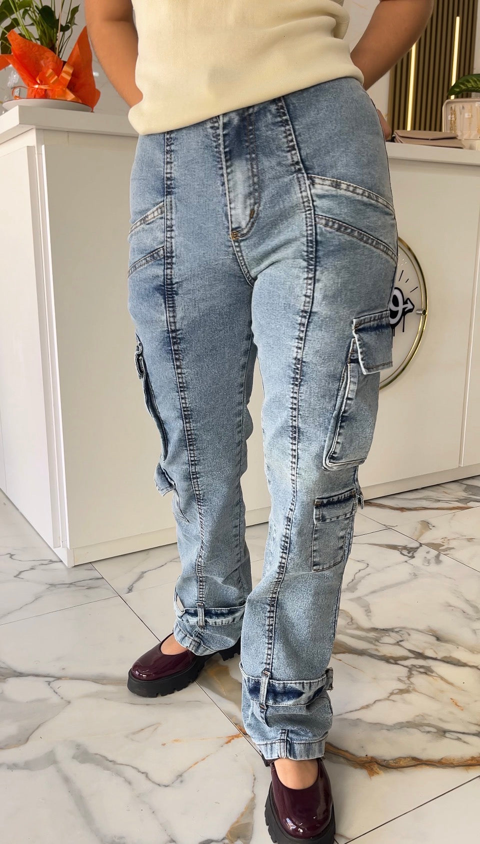 JEAN CARGO URBAN 8 BOLSILLOS – STRETCH FIT