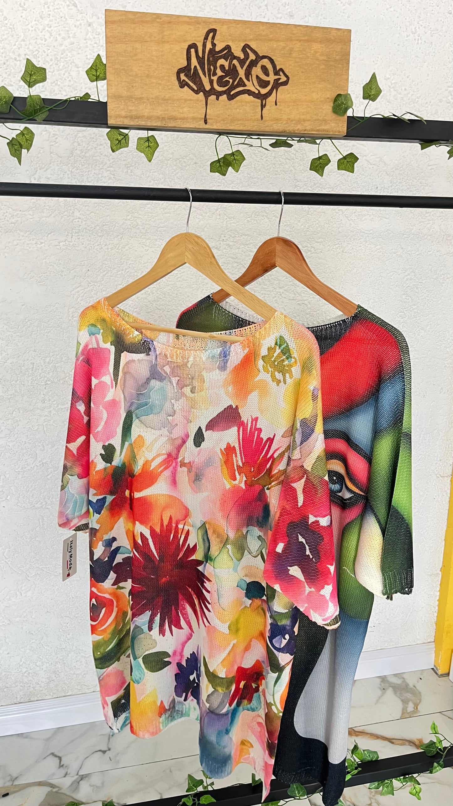🌺 Blusa/Vestido Italiano Flor de Vida
