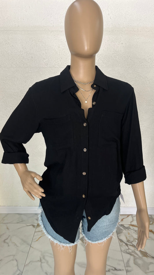 🖤 Camisa “Noir Essential”
