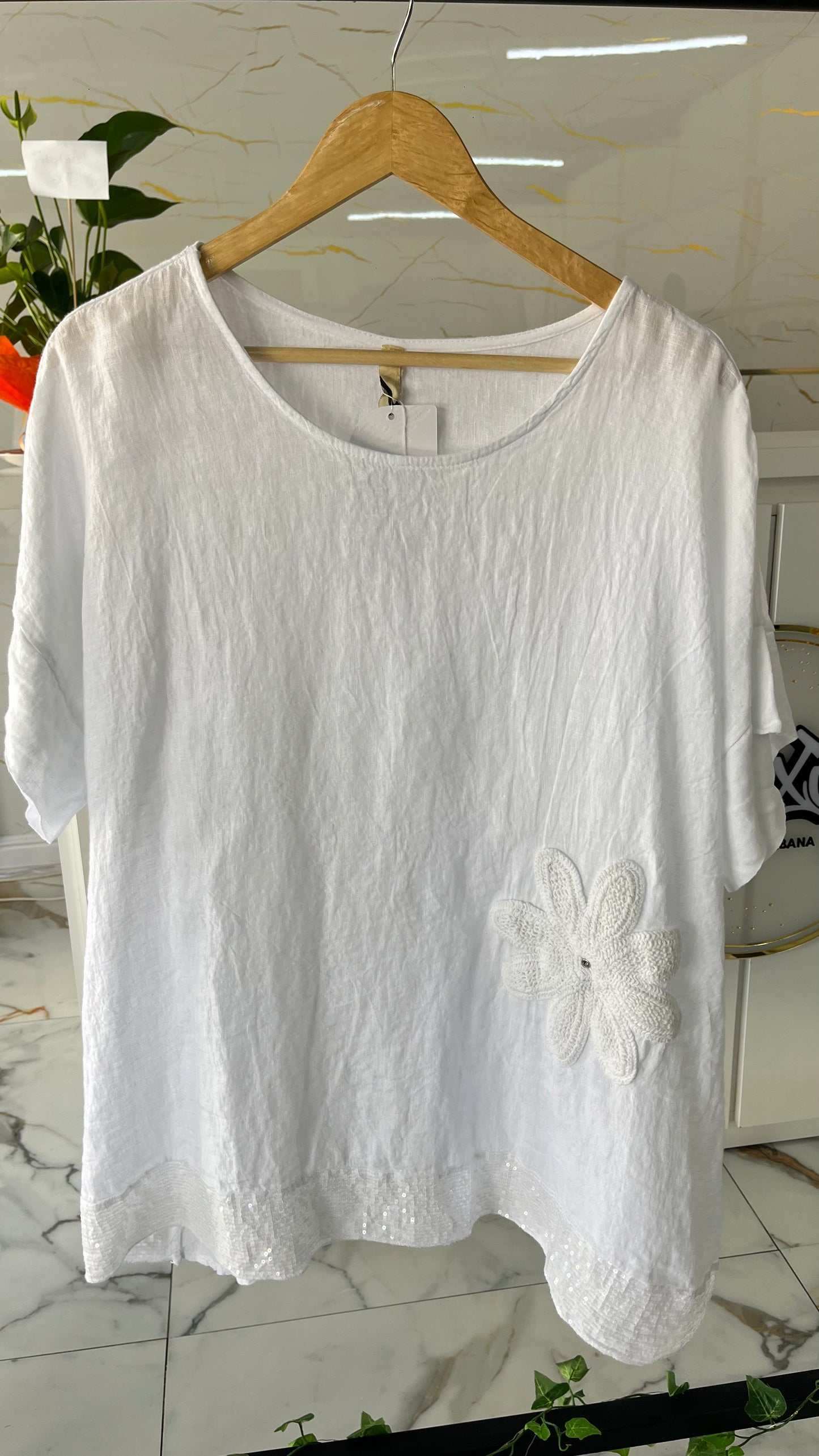 Blusón Italiano PREMIUM “Lino Natural Chic”