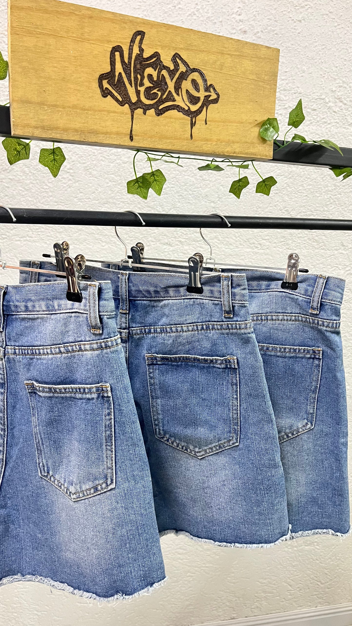 💙 Short Pollera Denim Icon