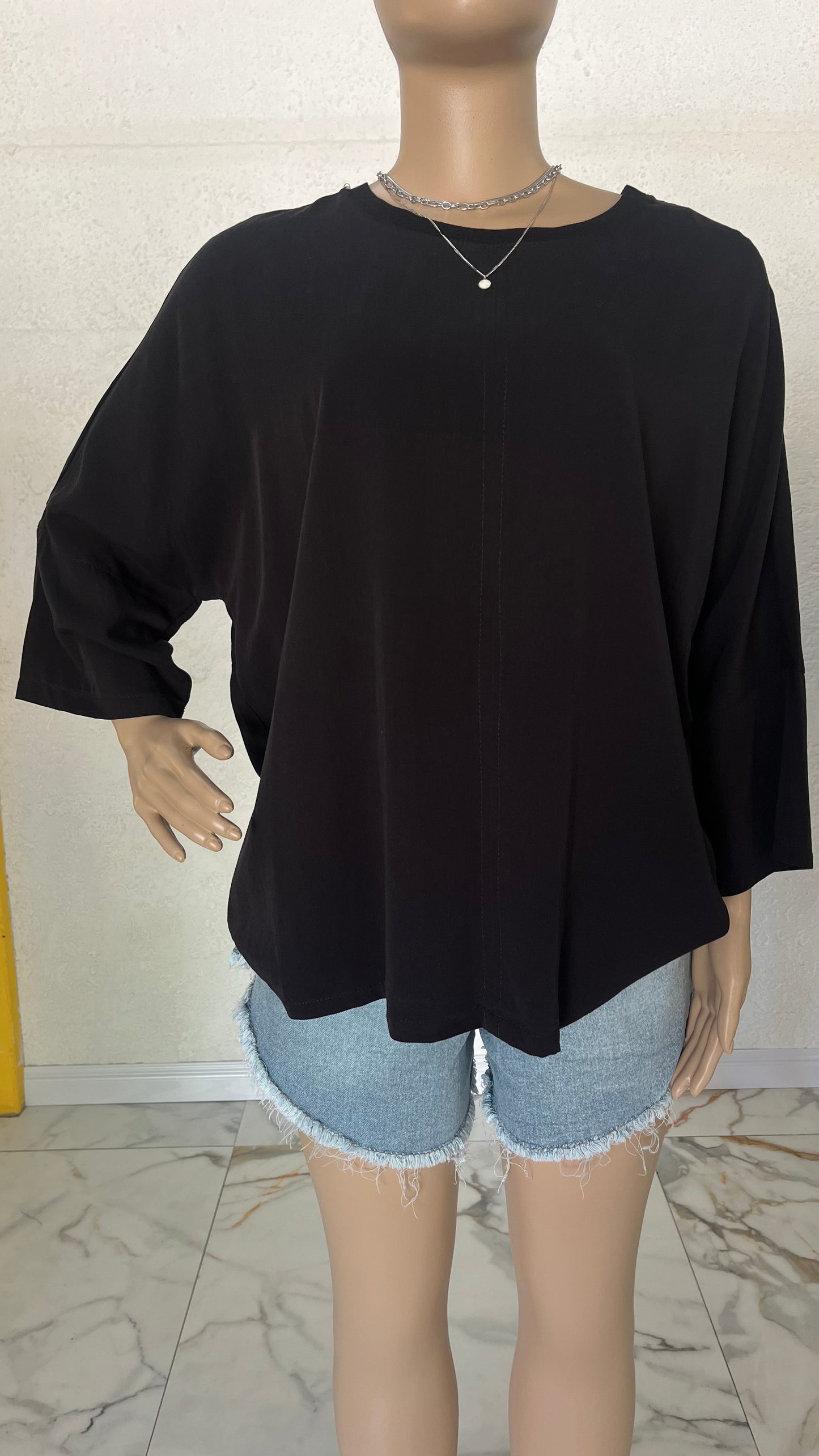 🖤 Blusa Oversize Black Flow