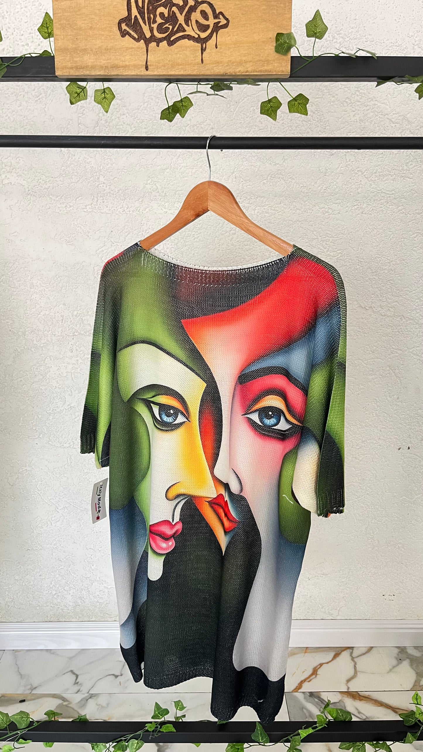 🎨 Blusa/Vestido Italiano Alma Dual