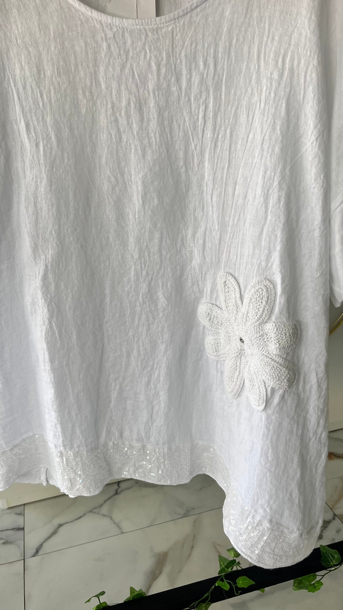 Blusón Italiano PREMIUM “Lino Natural Chic”