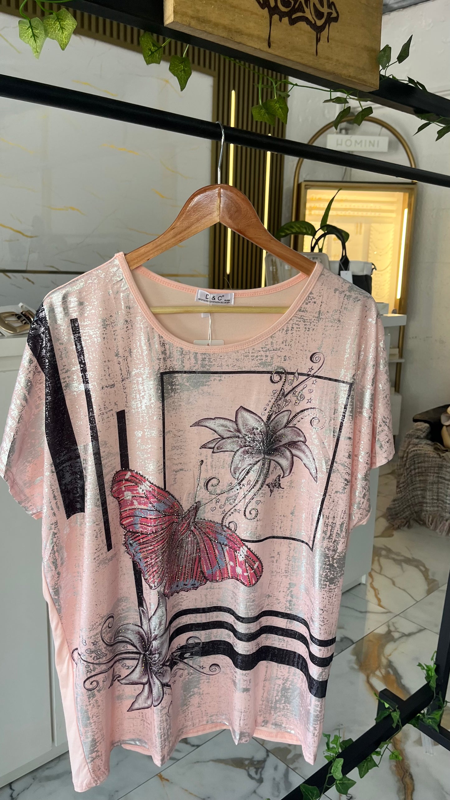 Blusa Satinada “Lumière Flow”