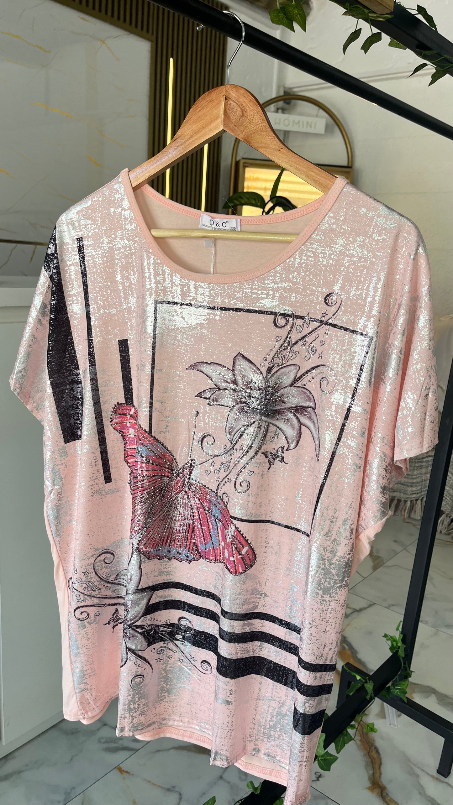 Blusa Satinada “Lumière Flow”