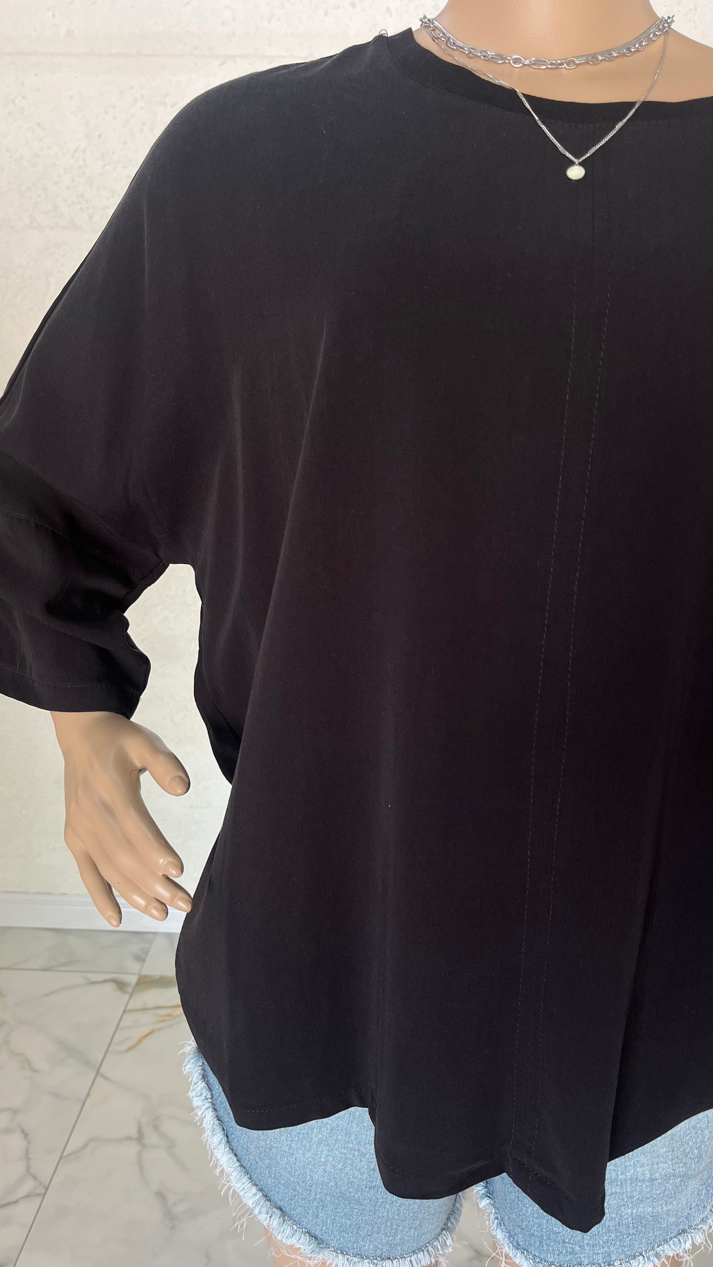 🖤 Blusa Oversize Black Flow