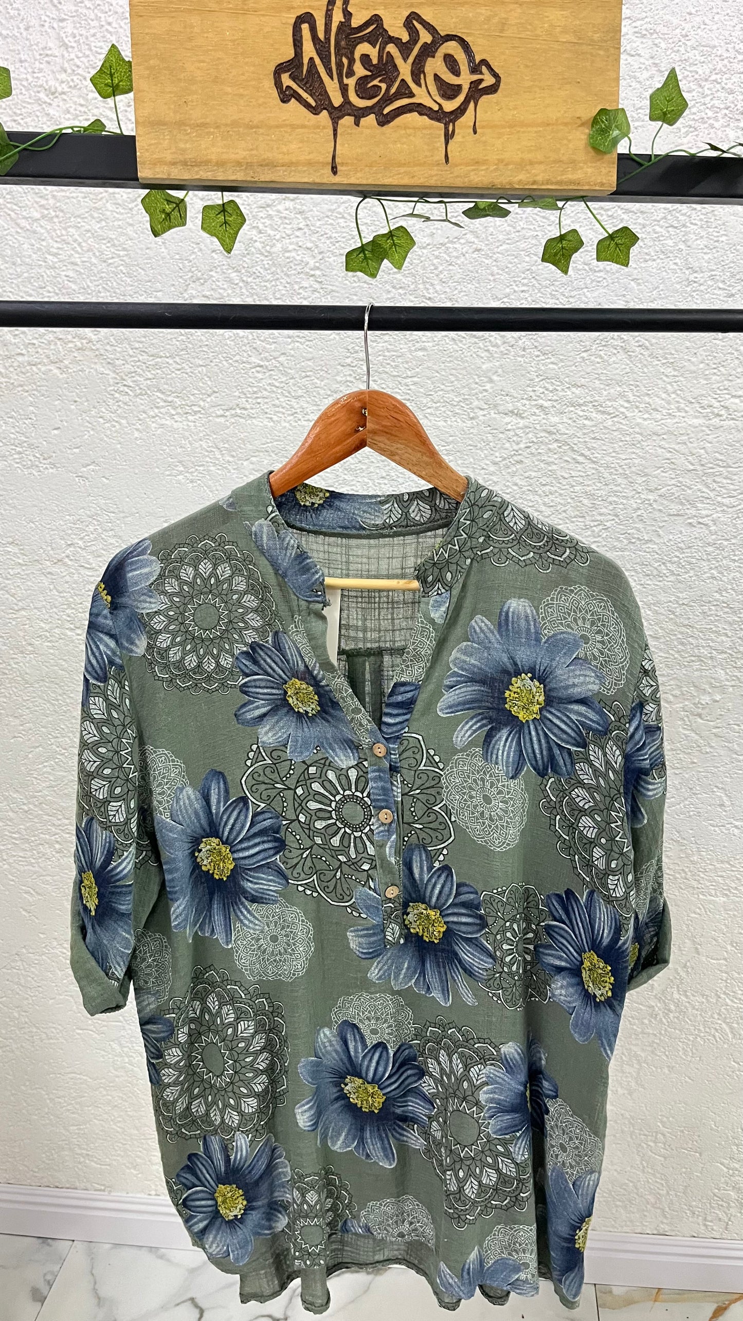 🌼 Camisa FLORA MANDALA