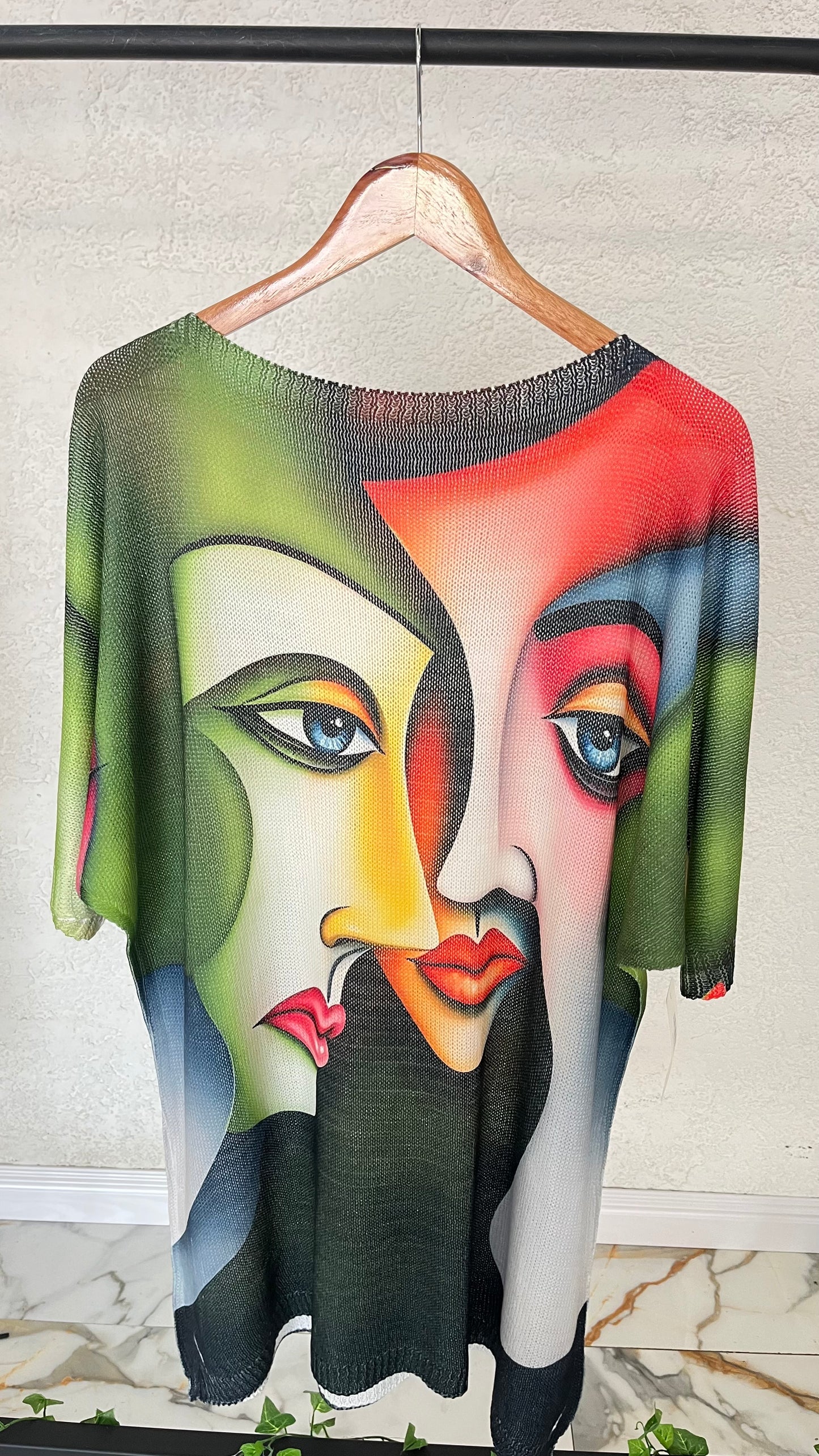 🎨 Blusa/Vestido Italiano Alma Dual