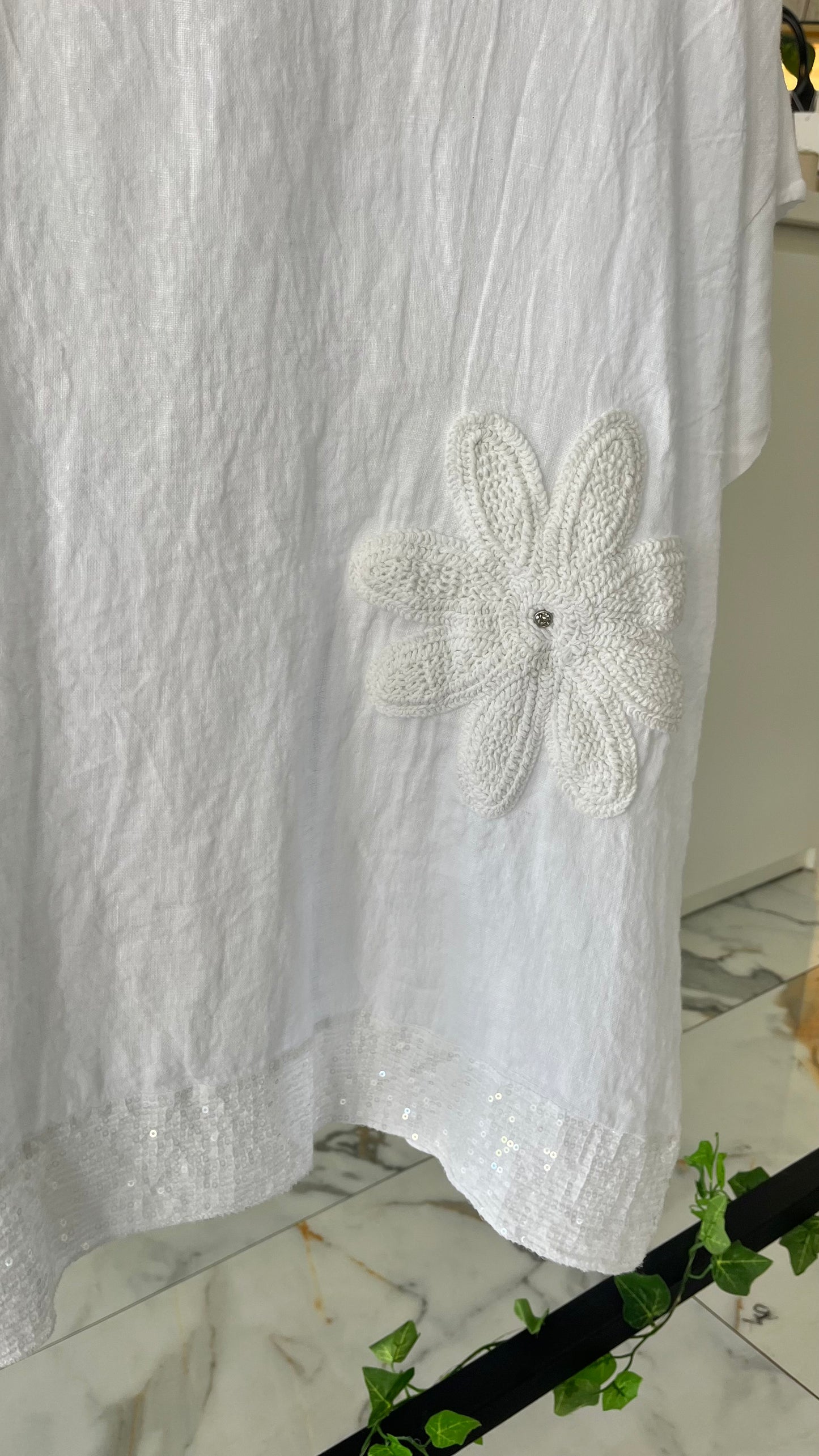 Blusón Italiano PREMIUM “Lino Natural Chic”