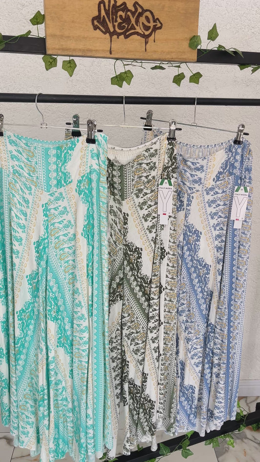 🌿 Palazzo “Riviera Print”